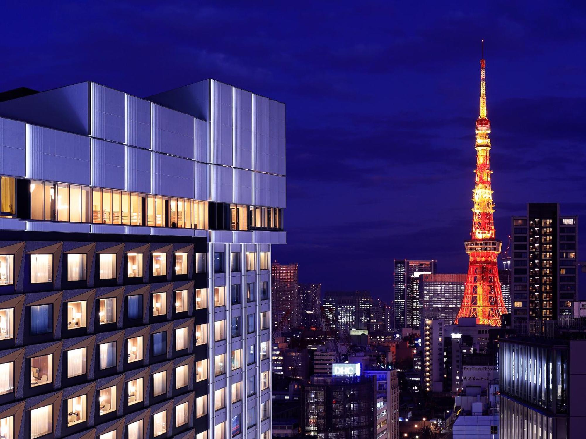 Mitsui Garden Hotel Roppongi Tokyo Premier Dış mekan fotoğraf The hotel at night